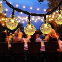 XERGY Round-Shaped 30 LED Crystal Ball String Lights image 5