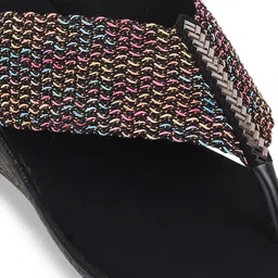Mochi Embellished Open Toe Wedge Heels image 2