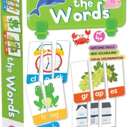 Little Genius The Words- Play and Learn First Words with 56 Puzzle Pieces-14
