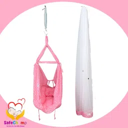 safechamp Roxy Baby Swing Cradle With Mosquito Net , Pillow And Spring image 4