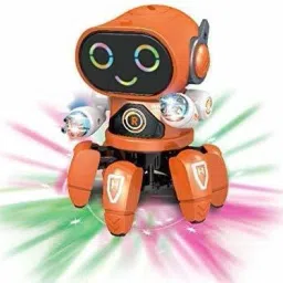 Bot Dancing Robot Octopus Style Colorful Lights and Music All Direction Movement-picture-1