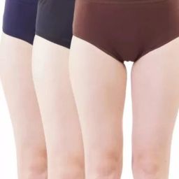 Pack of 3 Women Hipster Brown Panty-image-7