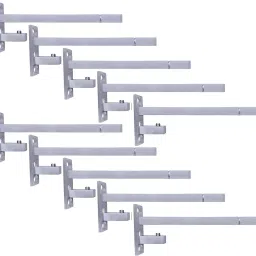 Stainless steel F bracket 6 inch, for 8 mm glass 6 Inch Shelf Bracket-1