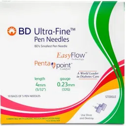 Ultra-Fine Pen Needle EasyFlow Technology Penta Point Comfort 4mm 32G Medical Needle-16