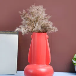 MARKET99 Red Asymmetric Ceramic Vase-image-61