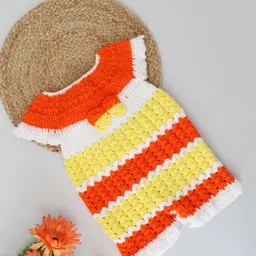 Woonie Infants Girls Striped Rompers-52