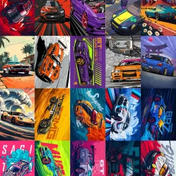 Set of 20 super car wall poster | 300 GSM Hard Poster | Size : 11.9x8.3 inch Paper Print (11.9 inch X 8.3 inch) Photographic Paper-image-67