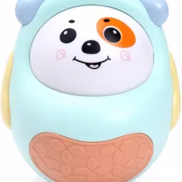 Push and Shake Wobbling Roly Poly Tumbler Puppy, Bell Sounds Rattle-image-55