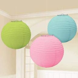 Green, Pink, Blue Paper Sky Lantern-image-64