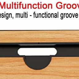 oango Multipurpose Foldable Table with Cup Holder, Study , Bed ,Table, Portable Wood Portable Laptop Table image 5