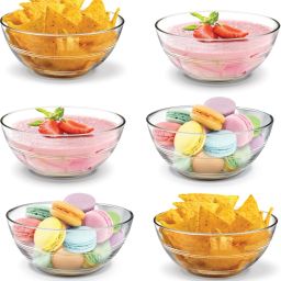 Glass Vegetable Bowl Small Glass Kattori Glass Bowl Set Serving Bowl, Veg Bowl Snack Bowls 249 ml-image-7