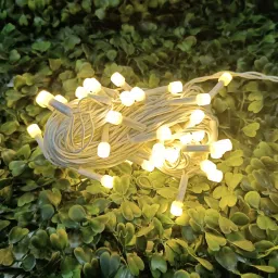 50 LEDs 13 m Gold, Yellow Steady String Rice Lights-picture-45