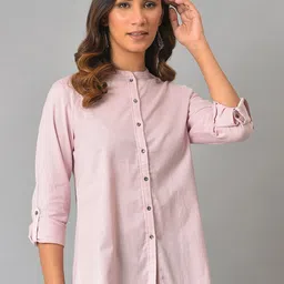 W Women Solid Cotton Top-image-22