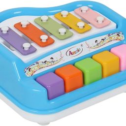 2 in 1 Piano Xylophone, Non-Battery, 5 Key Scale Musical Instrument for Kids-image-69
