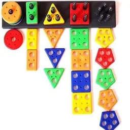 awals Toymoy Shape Sorter Long Stacker (PVC) image 2