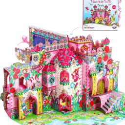 360° 3D Pop-Up Doll House Book for Kids, Portable & Interactive Doll Story Book-15