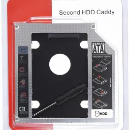 Tobo SATA Bay 2nd Hard Disk Drive Caddy for 9.5 CD/DVD Drive Slot TD-398HS Internal Hard Drive Enclosure/HDD Caddy Internal Optical Drive-19