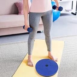 hackerx Tummy Twister Exercise Machine Magnet Balance Rotating Board Waist Twisting Disc Ab Exerciser image 2