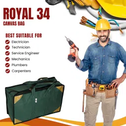 giriraj canvas hub Royal 34 No. Canvas Tool Bag image 4