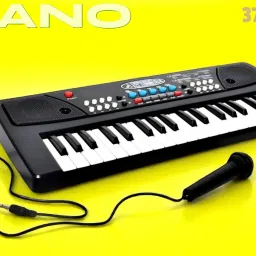 X246 Keys Piano Toy with Microphone, USB Power Cable & Sound Recording Best Birthday Gift for Boys and Girls Musical Instruments Analog Digital Piano-image-64