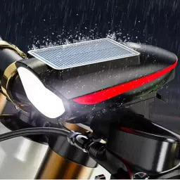 blackbell Bicycle Combo Of Solar USB Front Cycle Light Back TailLight And Tyre Valve Light LED Front Rear Light Combo image 3