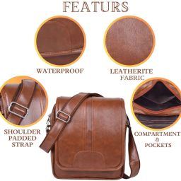 Passport Bag For men & Women One Side Bag Leather Bag Travel Bag Camping Kit-image-94