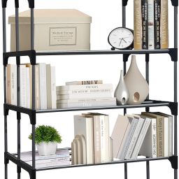 BOOKCASES Metal Open Book Shelf-27