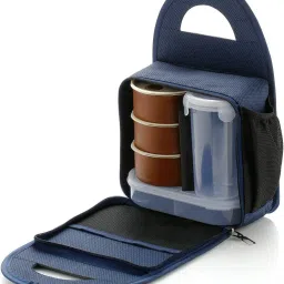 Premium Lunch box for School, Office & College 5 Containers Lunch Box (1 L) 3 Containers Lunch Box-24