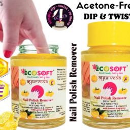Ultimate Premium Dip & Twist Instant Nail Polish Remover Nail Polish Remover - Acetone Free, Enriched with Vitamin C or Vitamin E with LEMAN Fragrance. Contains Hydrating Agents & Perfume.(PACK OF 2)-14