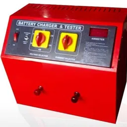 shiv shakti garage equipments Heavy Duty Battery Charger & Tester (12V-48V) with Digital Ammeter Analog Battery Tester-picture-17