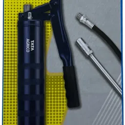 tata agrico Grease Gun Lever Type Rigid Extension & Flexible Hose Manual Pump image 2
