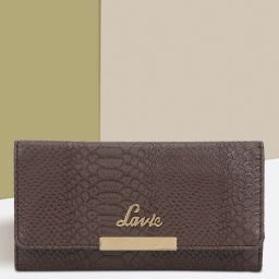 Women Casual Brown Artificial Leather Wallet-image-50