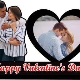 Customized Valentine Cutout table top 1 inch table top frame-picture-4
