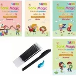 Magic Practice Copybook, (4 BOOK + 10 REFILL) Tracing Book 366-image-66