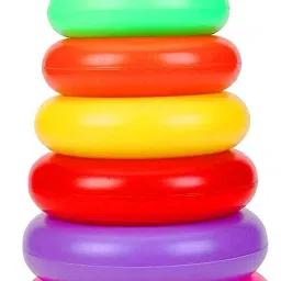 Smiley Stacking Colouring Teddy Rings for Kids and toddlers 7 pcs (Multicolor)-27