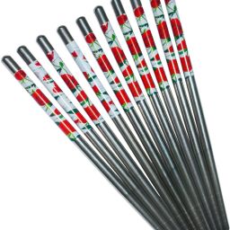 Eating, Decorative Stainless Steel Japanese, Korean, Vietnamese, Chinese Chopstick-image-87