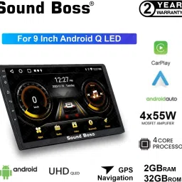 Androidify 3rd Generation 9" Inch QLED IPS Android Car-Play (2GB/32GB) Car Stereo-10