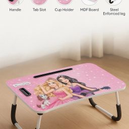 flipkart smartbuy Foldable multipurpose Table. Wood Portable Laptop Table image 2