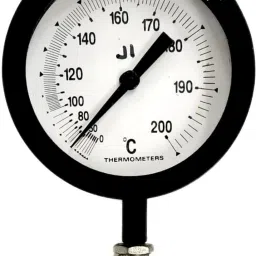 Inert Gas Filled Dial Thermometer, 4" Dial, 0-200°C, 150 mm Long Stem X 12 mm OD Dial Indicator-image-5