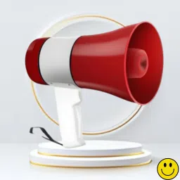 Handheld Megaphone with Siren, Microphone & Rechargeable for Outdoor EventsB364 Megaphone Portable Megaphone Siren Loudspeaker Function &Long Battery BackupI364 Outdoor PA System-16