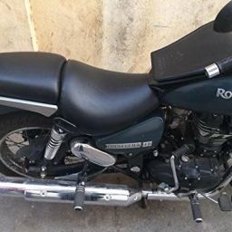 Black Seat Cover Split Bike Seat Cover For Royal Enfield Thunder Bird 500, Thunder Bird 350-32