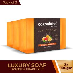 Unisex Orange & Grapefruit Skin Brightening Soap For Youthful Glowing Complexion-image-76