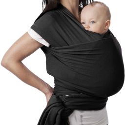 Baby Essential Hands Free Baby Carrier Wrap For Newborn, Infants – (Black) Baby Carrier-image-7