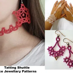 artonezt Pony Tatting Shuttle with Bobbins Lace Making Craft Tool- Set of 2 Knitting Pin image 5