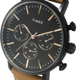 timex Multi Function Black Dial Analog Watch - For Men TWEG20006 image 3