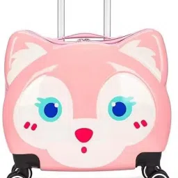 Small Cabin Suitcase (45 inch) 4 Wheels - Cat Shape Suticase Carry On Luggage 4Wheels Non-Breakable with TSA Lock Bag - Pink-image-36