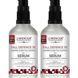 L'AVENOUR Set Of 2 Fall Defence 3X Thinning & Hair Fall Control Serum - 50 ml Each-53