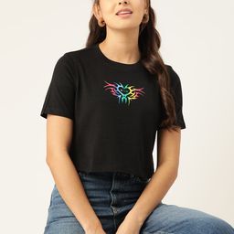 DressBerry Printed Crop Top-image-38