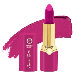 Colors Queen Long Lasting French Matte Non Transfer Waterproof Lipstick - Glam Pink 02-45