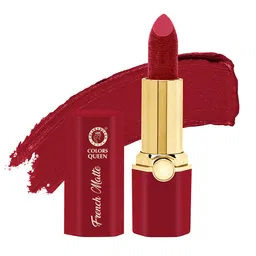 Colors Queen Long Lasting French Matte Non Transfer Waterproof Lipstick - Hot Red 01-33